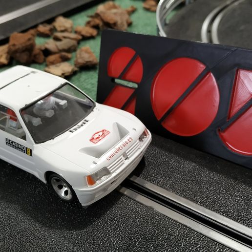 Peugeot 205 Slot plate - 3D model önizlemesi