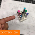 Pilot_Pen_01.png Free STL file Eames Inspired 3D Printed Pen Holder!・3D print design to download