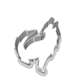 model-1.png cookie cutter a wolf howling at the moon Dog, Moon, Wolf, Animal, Mammal
