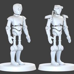 3dc1d9f4d6be49504f495c439bcf8d58_display_large.jpg Free STL file Old Republic Protocol Droids・3D printer design to download