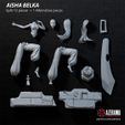 Aisha_Split.jpg Aisha STL Ready for 3D Printing