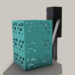 STL file Minecraft Enderman mug and planter ☕・3D printing model to  download・Cults