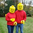 20211031_143837-1.jpg Le-go Brick Head Costume ***HAND MODEL ONLY***