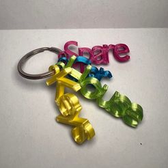 Word-Keyring.jpg Fichier STL gratuit Porte-clés de mots・Idée pour impression 3D à télécharger