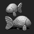 9.jpg Fish 01 - Pendant - 3D Print - Aquarium