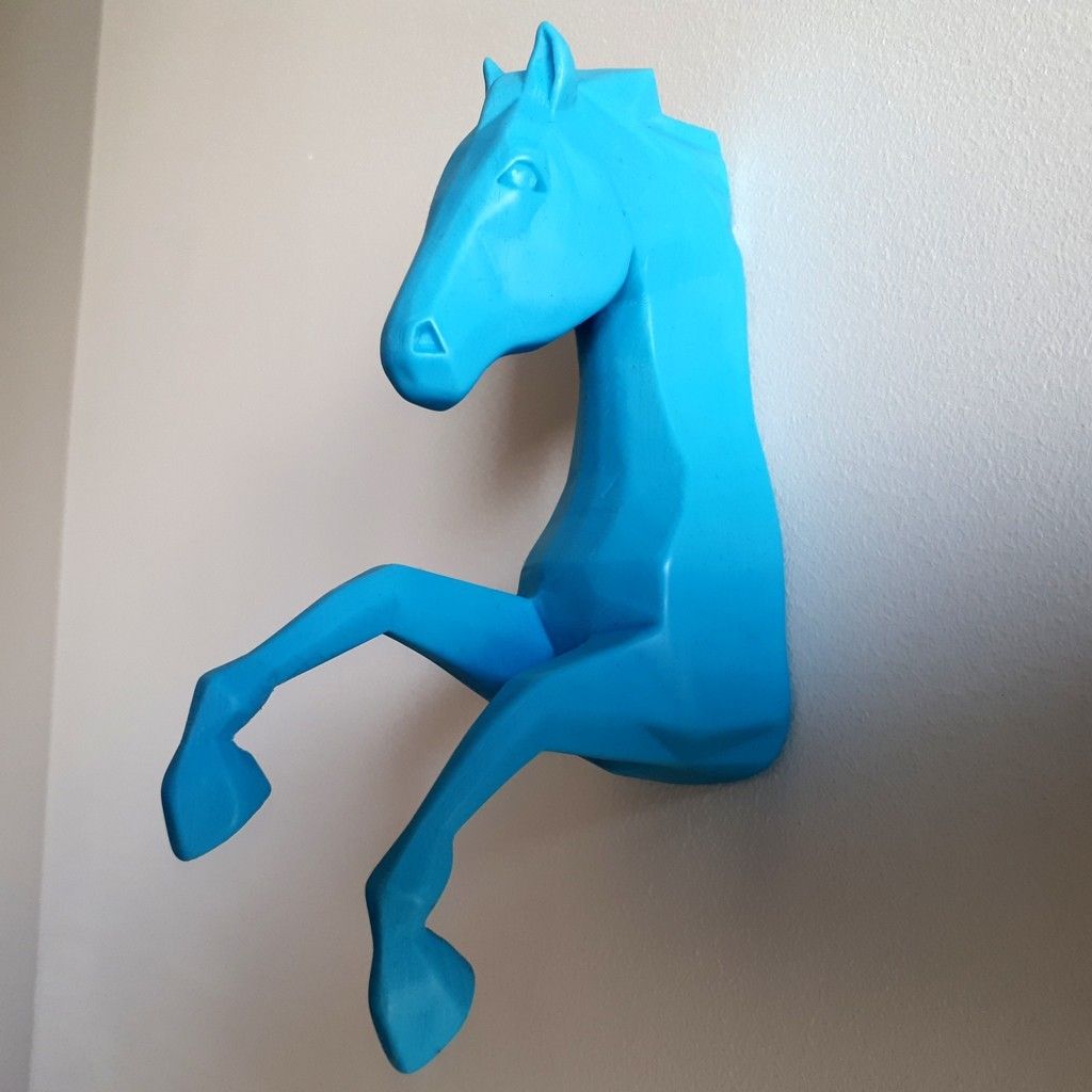 20180426_155722.jpg Download STL file Horse Wall • 3D printable template, iradj3d