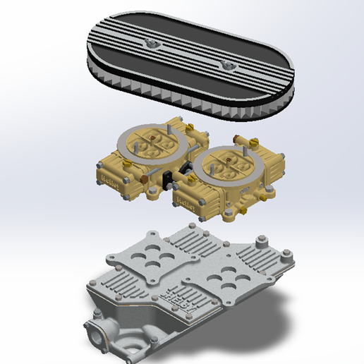 CCR-2.png 1/24 Scale Ford Small Block (302) V8 Shelby Intake Setup Mini Upgrade File Pack
