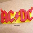 acdc-letrero.cartel-rotulo-logotipo-musica-rock-disco.jpg AC-DC, Rock Music Group, Poster, Sign, Signboard, Logo, with raised letters in 2 colors