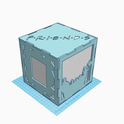 lámpara-friends.png Descargar archivo STL Lámpara de Friends • Plan de la impresora 3D, bimpresion3d