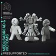medusabread-3.jpg Gingerbread Medusa and Victoms - Possessed Bakery - PRESUPPORTED - Illustrated and Stats - 32mm scale