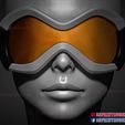 Overwatch_OW_Tracer_Lena_Oxton_Goggle_3d_print_model_01.jpg Overwatch Tracer Lena Oxton Goggle Cosplay Eyes Mask
