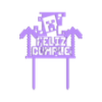 Topper minecfrat.stl Happy Birthday Minecfrat Topper