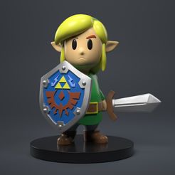 Link_color.0014.jpg Файл STL Link The Legend Of Zelda Firgure・3D-печатный дизайн для загрузки