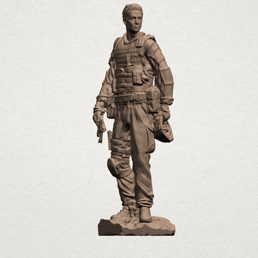American Soldier 3D model