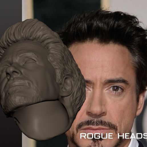 SIX_46861FC2-EE41-47E9-B904-52D247FC11A7.jpeg Robert Downey Jr. Tony Stark Ironman Endgame Custom Head