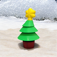 photo.png MINI FLEXI ARTICULATING CHRISTMAS TREE ( KEYCHAIN VERSION INCLUDED )