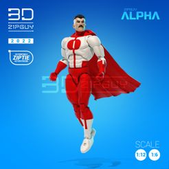 OMNI-GUY-PROMO_OMNI-GUY.jpg STL file OMNI GUY Ziptie action figure (COMPLETE)・3D printer model to download