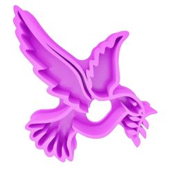 Cookie-Cutter-CCSP37_0001.jpg Fichier STL Découpeur de biscuits en forme d'oiseau CCSP37・Plan imprimable en 3D à télécharger