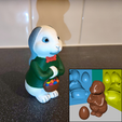 EB_CB_00.png Archivo STL Conejo de Pascua con molde de conejo de chocolate・Plan para descargar y imprimir en 3D