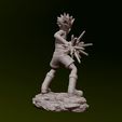 wip23.jpg Gon Freecss - Hunter x Hunter 3d print Statue - Figurine