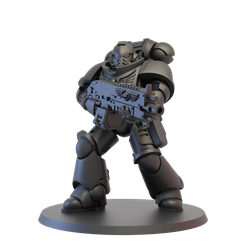 2.png Archivo STL gratuito Fusilero primario de los Guerreros del Espacio・Objeto imprimible en 3D para descargar