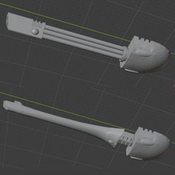 Armes_motojet.jpg Файл STL Оружие v0.1 для Epic Space elf Jetbike Proxy・3D-печатная модель для загрузки
