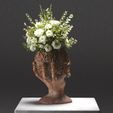 MUC4.jpg Skull and hand flowerpot