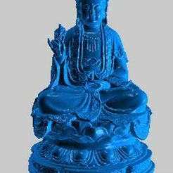 Snap3.jpg Fichier STL gratuit Guanyin : un dieu chinois・Design pour imprimante 3D à télécharger