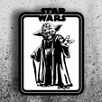 yoda.png Télécharger le fichier Lot de 10 cadres Star Wars • Objet imprimable en 3D, 3dokinfo