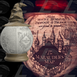 Vignette2.png Fichier STL Harry Potter Marauders (Maraudeurs) spherical night light lithophane・Plan pour impression 3D à télécharger