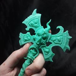 1.jpg STL file Undead poleaxe・Model to download and 3D print