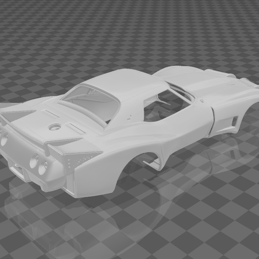 🚙 Product Title: Chevrolet Greenwood IMSA Corvette C3 1977 Shell Body ...