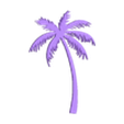 Palmtree v1.stl Palm Tree Decoration - 2D Art