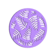 Boxed-coaster-set-stl_Fern.stl Coaster Set with Rollstop Table Stand