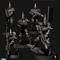 Tech_Elves_HeavyFireSupport_ScorchedWarriors.png Elfes techniciens - Guerriers brûlés