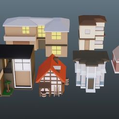 a errs LOW POLY HOUSES