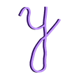 y_linotype_manuscrit_minuscule_alphabet.stl handwritten typography