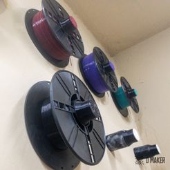 IMG-S-16.jpg Archivo STL Wall Filament Spool Holder・Plan para descargar y imprimir en 3D