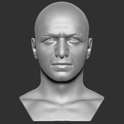 29.jpg STL file James McAvoy bust for 3D printing・3D printable model to download
