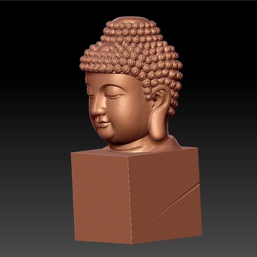 BuddhaHeadSculpture2.jpg Download free STL file buddha • 3D print design, stlfilesfree