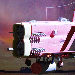 airoplane.png STL file airplane・3D printing template to download