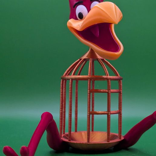 🐦 Alice in Wonderland bird cage figurine・ 3D File for 3D