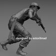 untitled.263.jpg AMERICAN SOLDIER IN VIETNAM CROUCHED IN THE FIELD