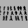 2.jpg SILHOUETTES OF PEOPLE SCALE 1.100 AND 1.50 - ARCHITECTURAL MODELS
