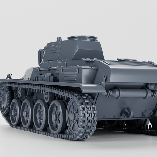 3D file Stridsvagn L-60 m/38 (L-60A, S-I) (Sweden, WW2) 🇸🇪 ・3D print ...
