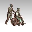 3453534.jpg disabled woman 3D print model