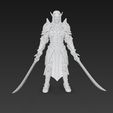 Noble-Warrior-of-the-Shadows-10.jpg Noble Warrior of the Shadows – 3D Printable Armored Drow Knight Figure Model