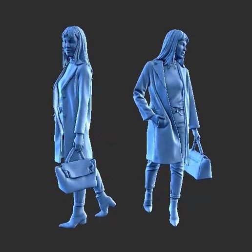 CHARACTER FIGURE GIRL F18 3D model