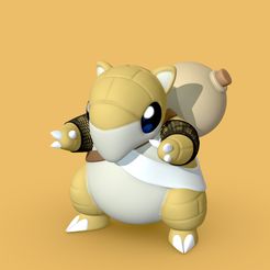Sandshrew-Gaara-1_0002_Camada-7.jpg STL file Sandshrew Gaara - 3d print・3D print model to download