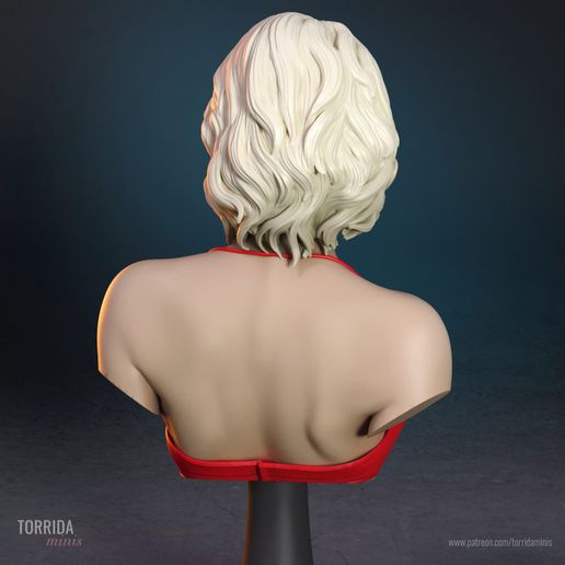 👤 Number Six from Battlestar Galactica Bust・Free 3D File for 3D ...